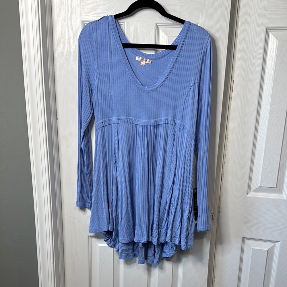 Blue Women's Tunic Top